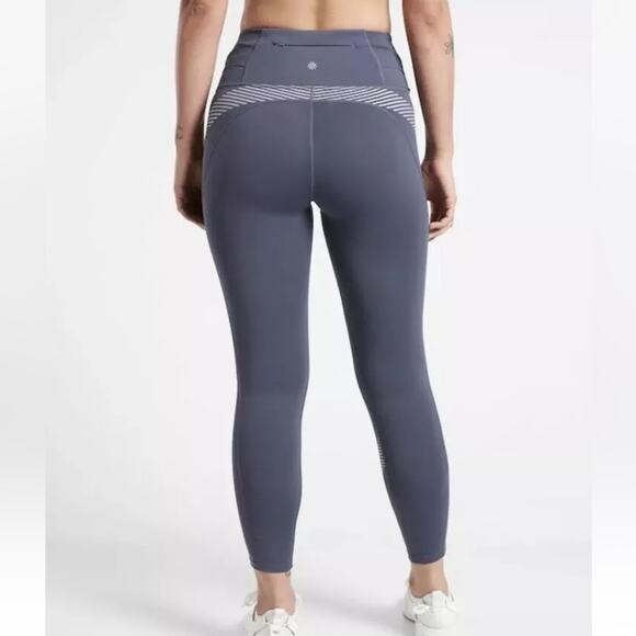 NWT Athleta X Allyson Felix Legend 7/8 tights leggings in Medieval Violet - Picture 2 of 14